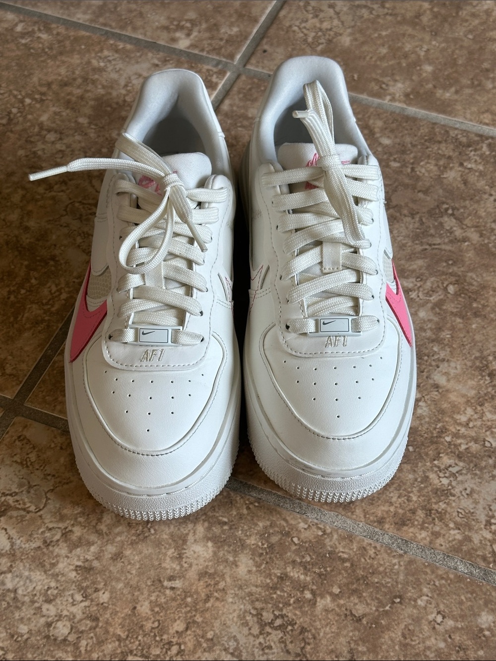 Nike Air Force 1 PLT.AF.ORM Low Pink - Women's Size 7.5 (Worn Once!)